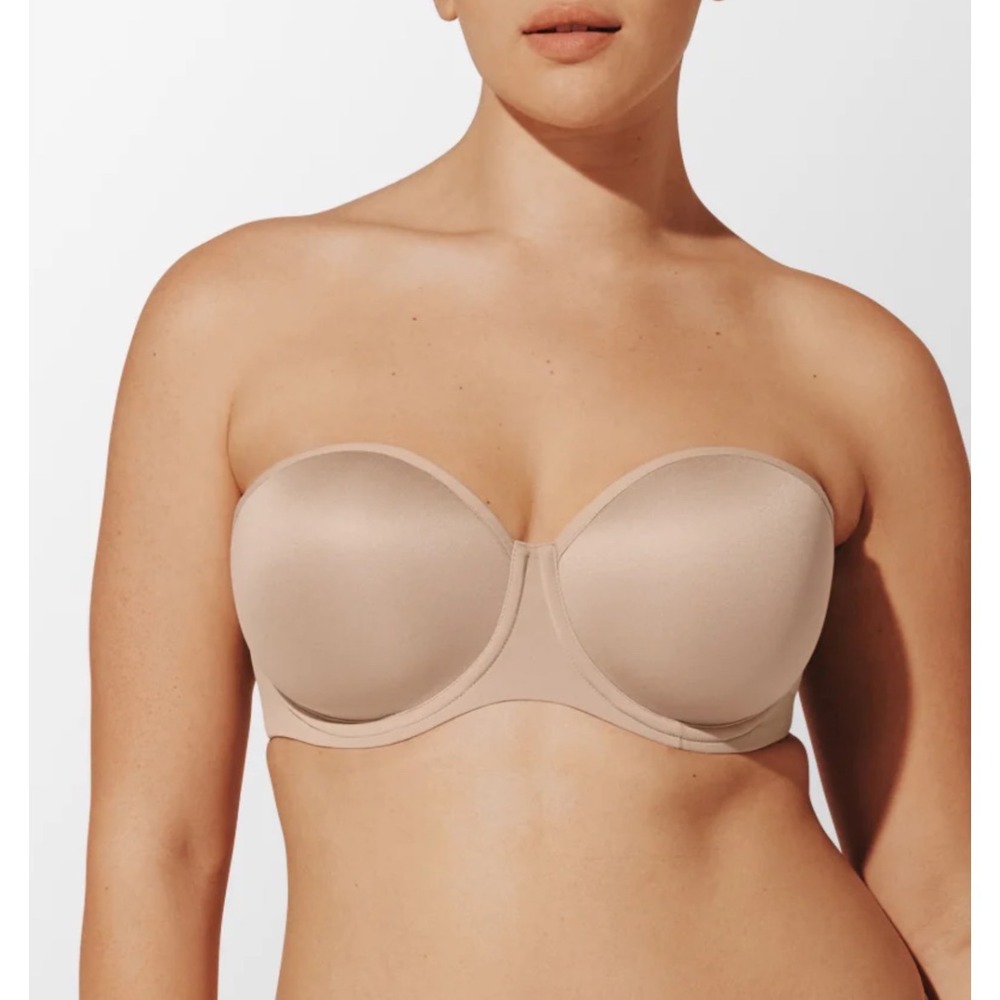 ThirdLove 24/7 Classic Strapless Bra 38D underwire layered shapewear minimalist